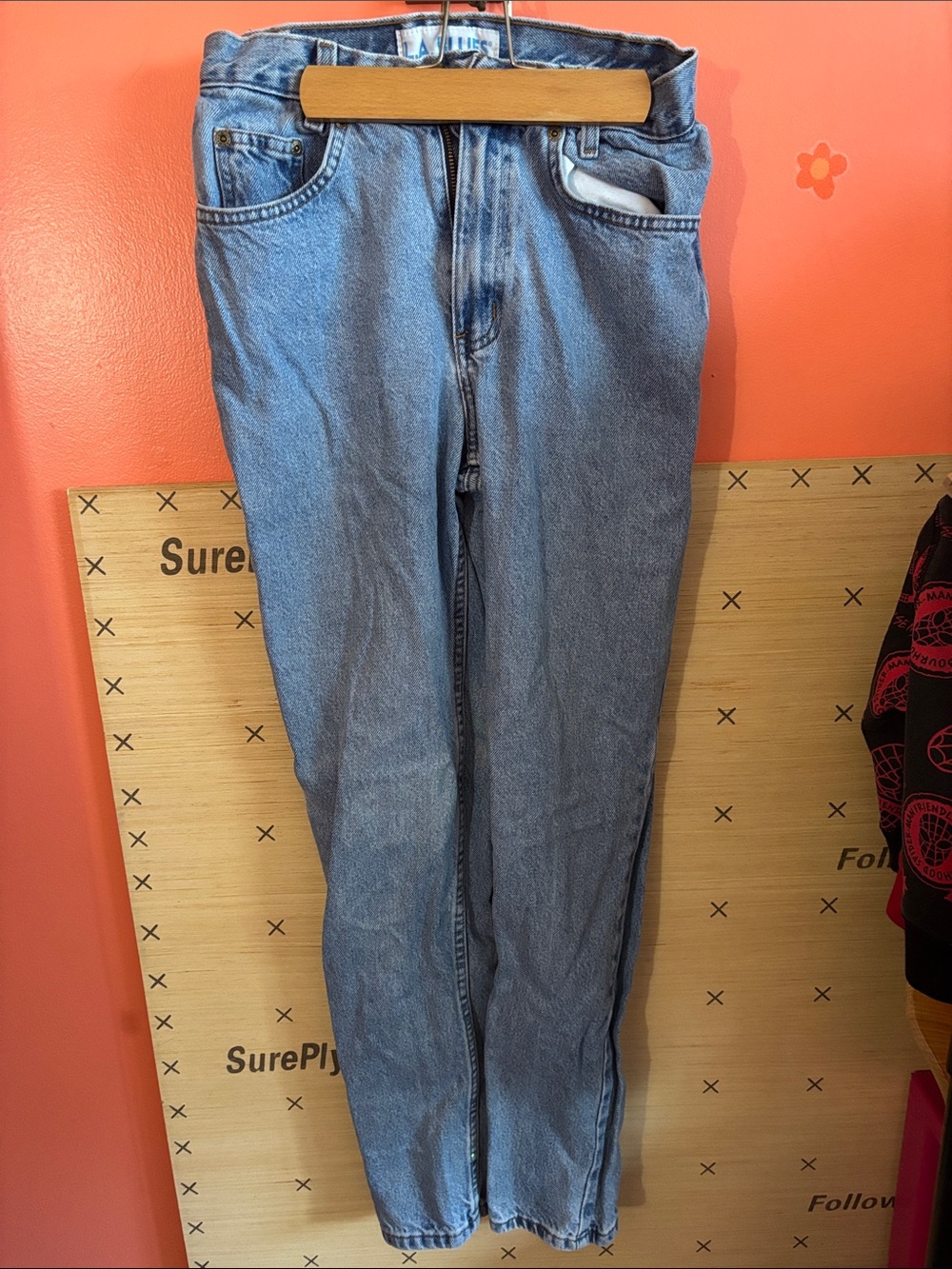 Vintage Women’s L.A. Blues Light Blue Slim Straight Jeans